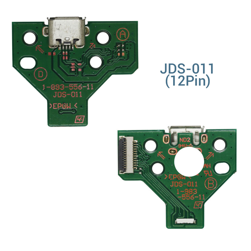 For Sony PS4 Controller USB Charging Port Board Connector Flex Cable 2 Pack