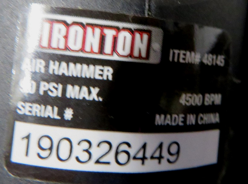 Ironton Air Tool Kit with accessories
