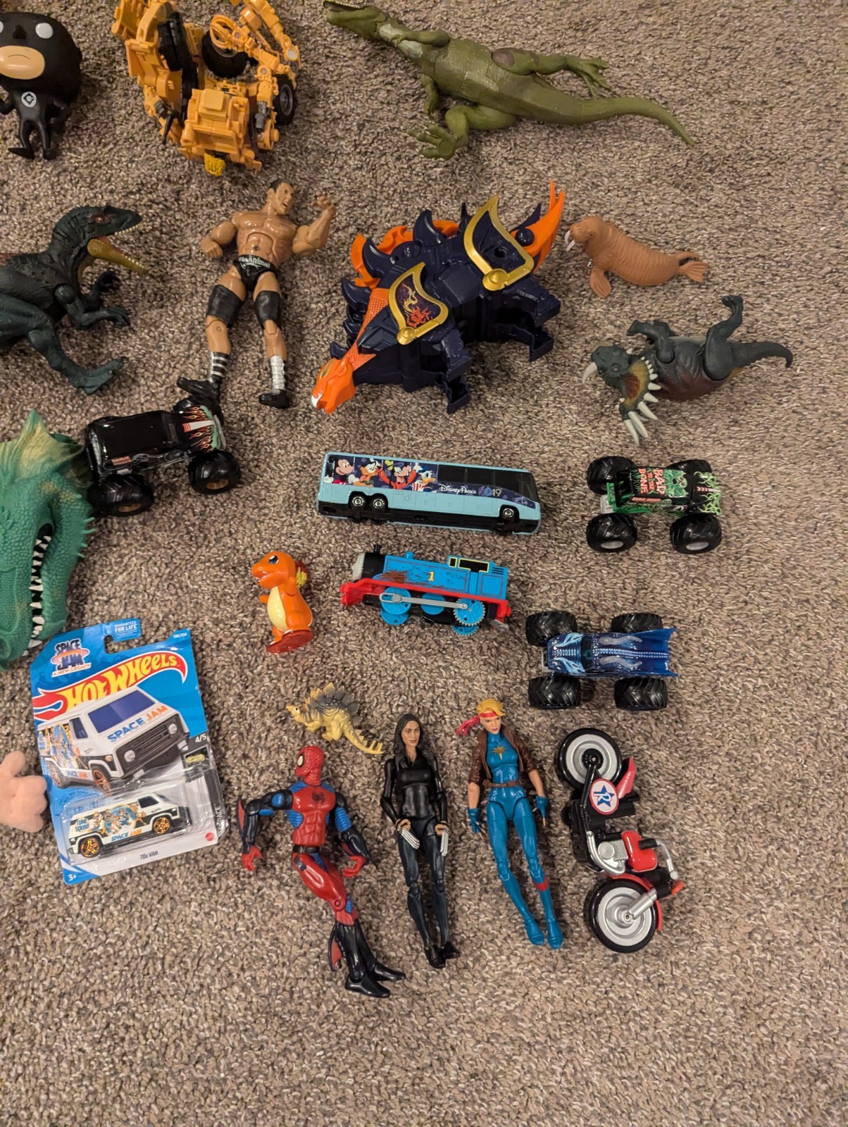Lot Of Mixed Action Figures Different Variety Of Figures