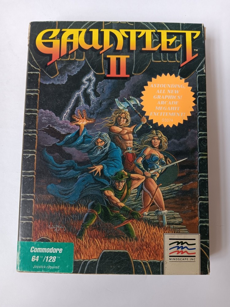 Commodore 64 Gauntlet II/2 Computer Game Software Tested/Works