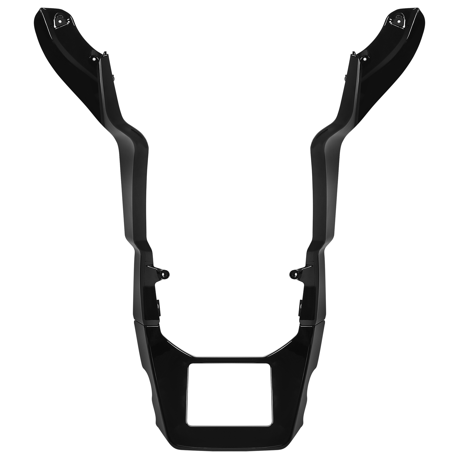 Vivid Black Fairing Chin Spoilers Cover For Harley Road Glide FLTRX FLTRXS 17-23