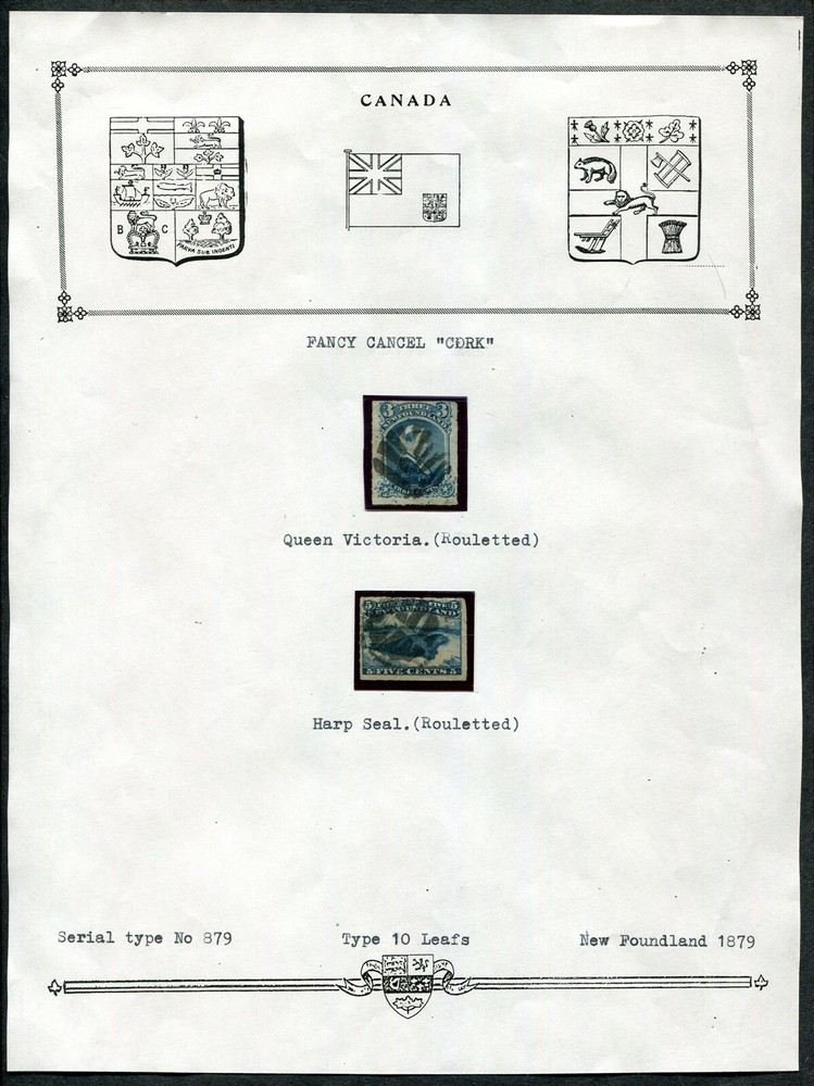 CANADA FANCY CANCEL COLLECTION REMAINDER