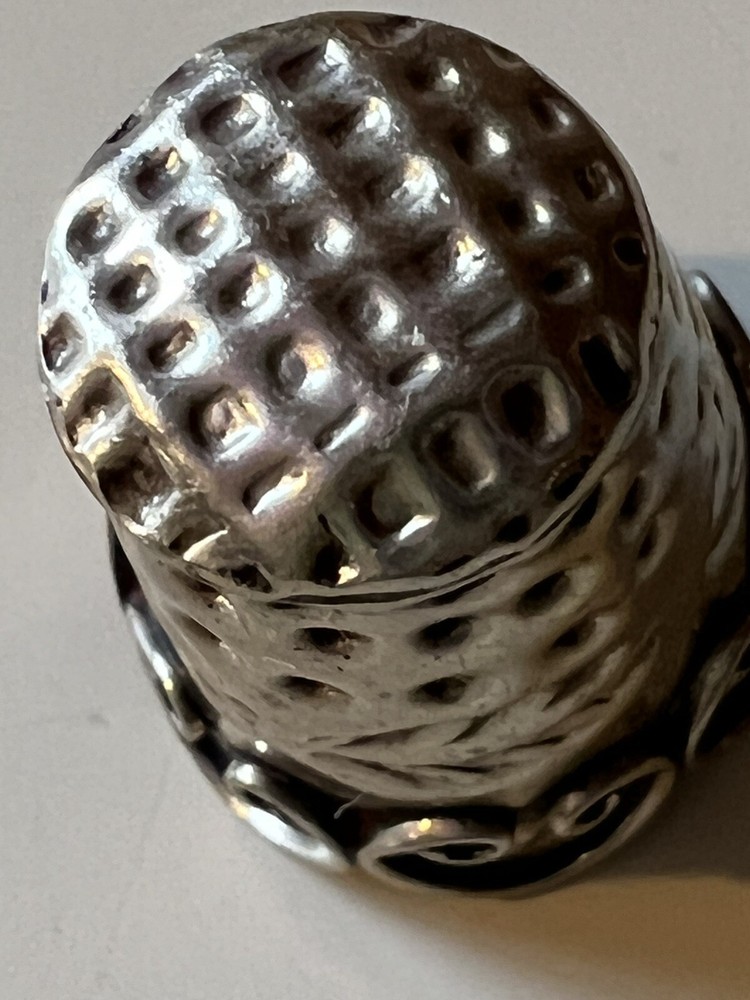 Sterling Thimble Antique
