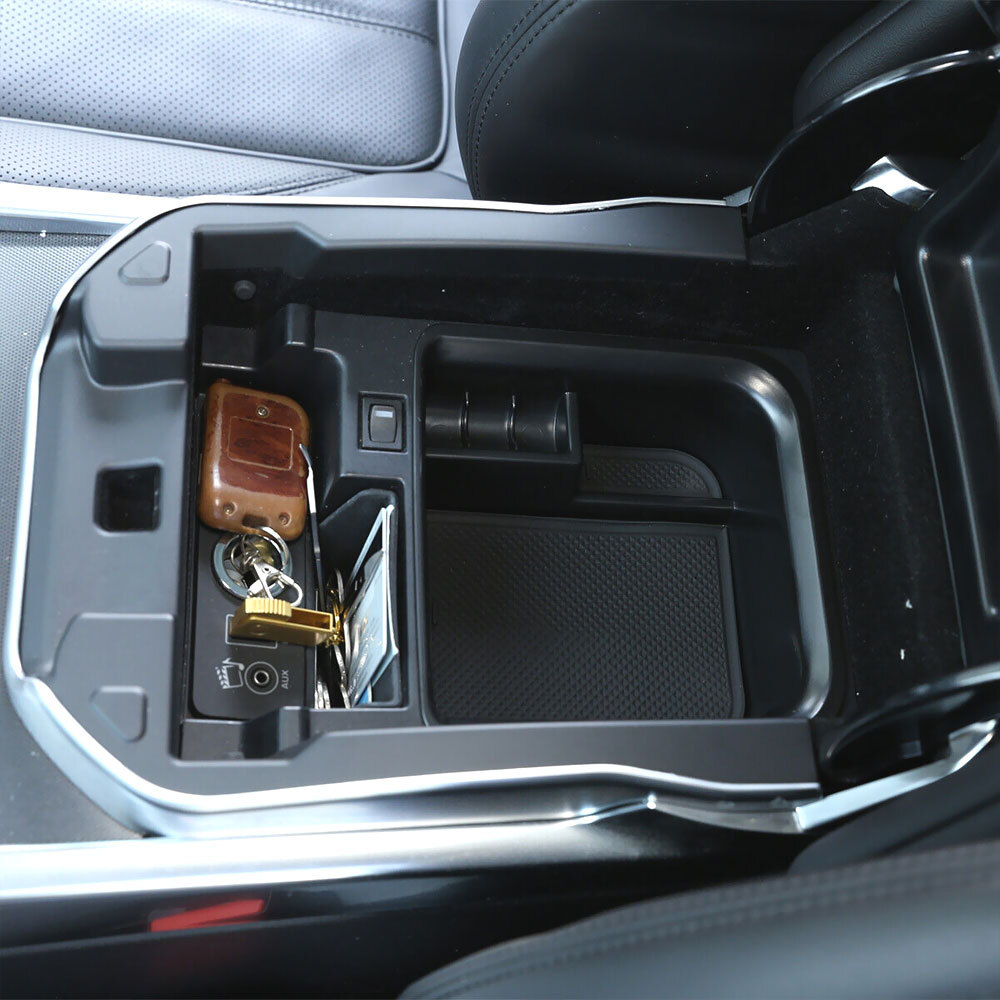 Interior Console Cooler Box Storage Insert Trim For 2014-2017 Range Rover Sport