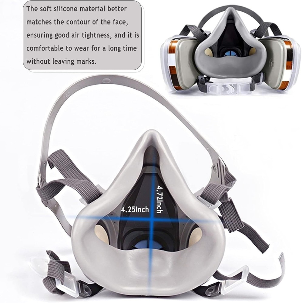 Reusable Respirator with Filter Compatibility for Various Work Environments