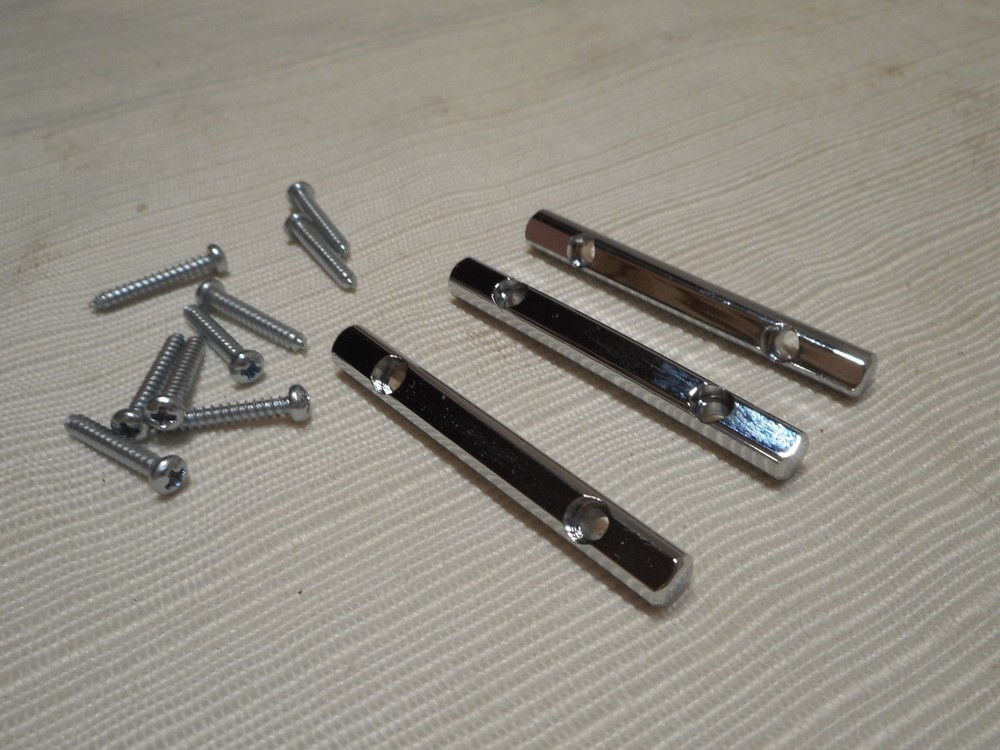 3 NEW CHROME SCHALLER GUITAR STRING TREES