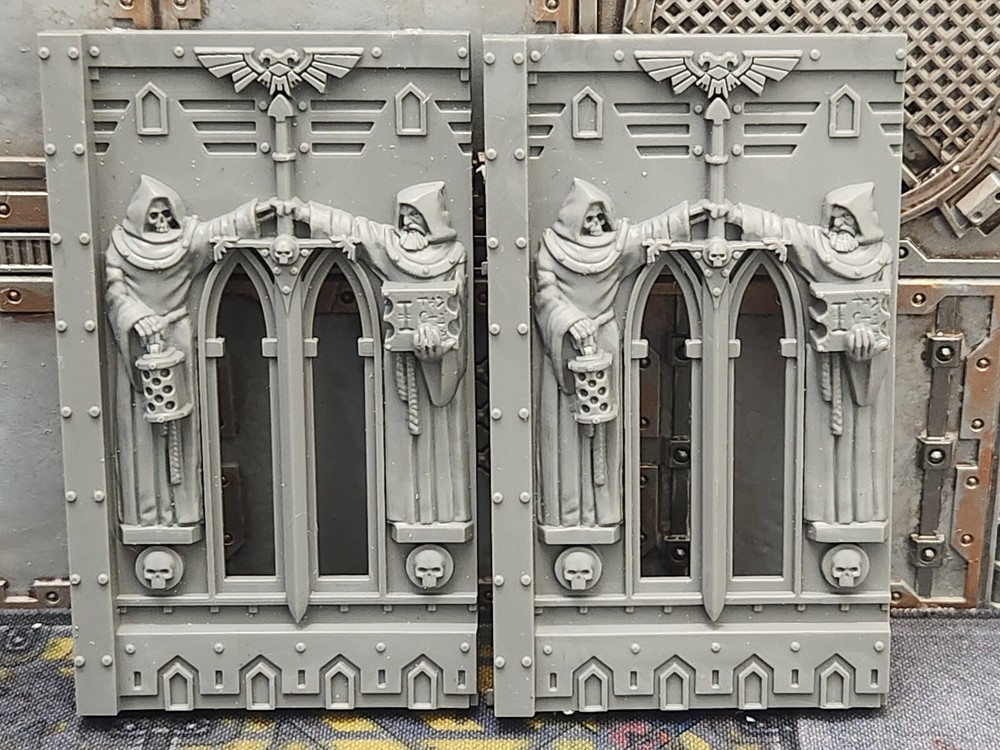 Warhammer 40K Imperial City Windows (2), Plastic
