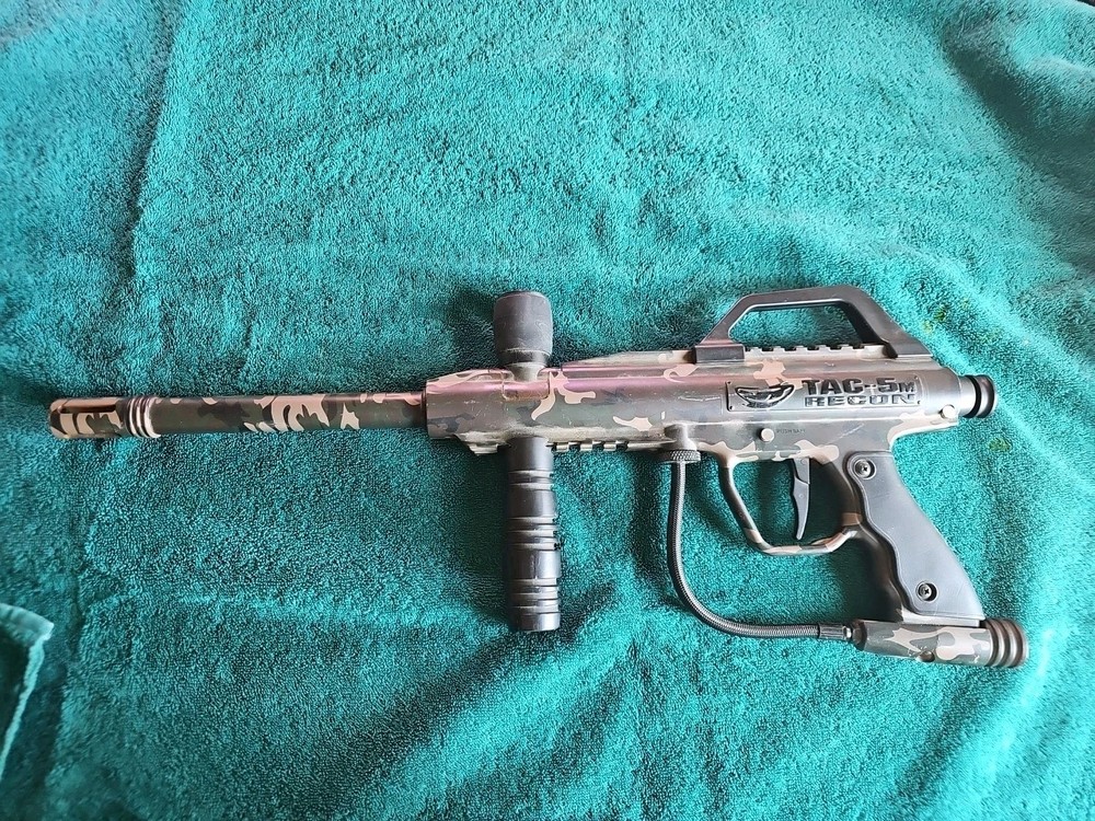 Tac-5 Recon Camo Paintball Marker,  Untested