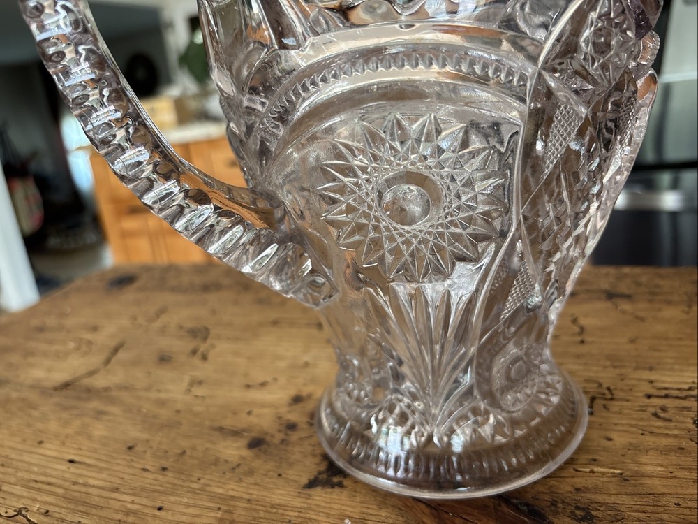 Victorian Cut Glass Pitcher