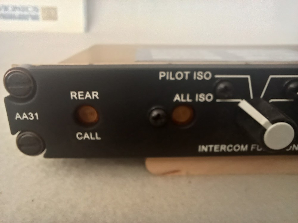 Northern Airborne Technology AA31-002 Intercom Control Panel 28V