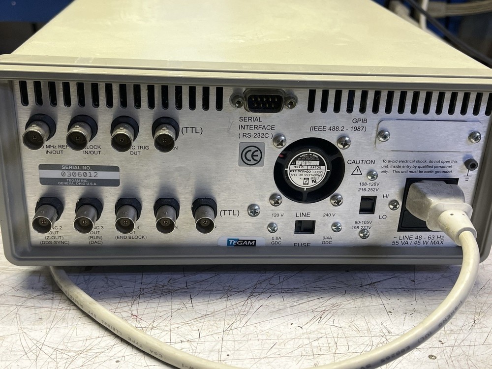Pragmatic TEGAM 2411B Arbitrary Waveform Generator 16 bits 2 MS/s