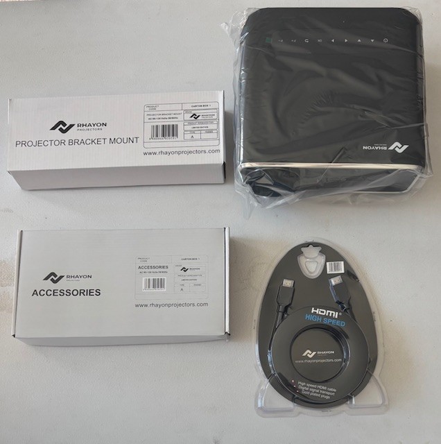 Rhayon RX30 8K Android Smart Projector - Includes Titan Screen