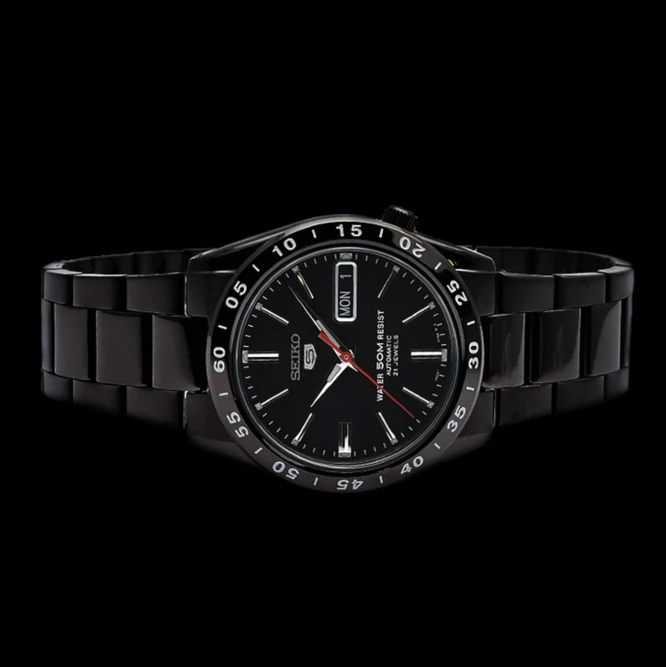 Seiko 5 Automatic SNKE03K1(SNKE03KC) Black Dial 21 Jewels Men's Watch from Japan