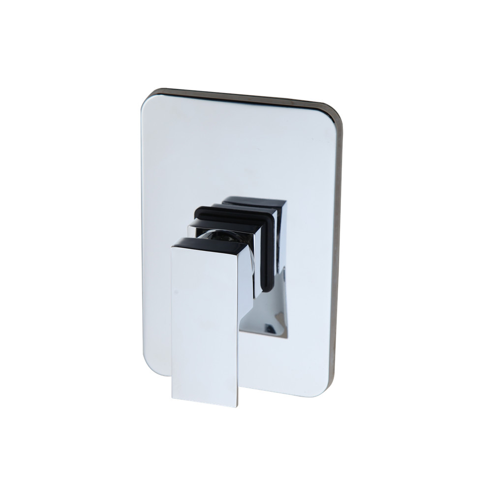 Chrome Wall Mount One Handle Solid Brass Shower Mixer Faucet Control Valve