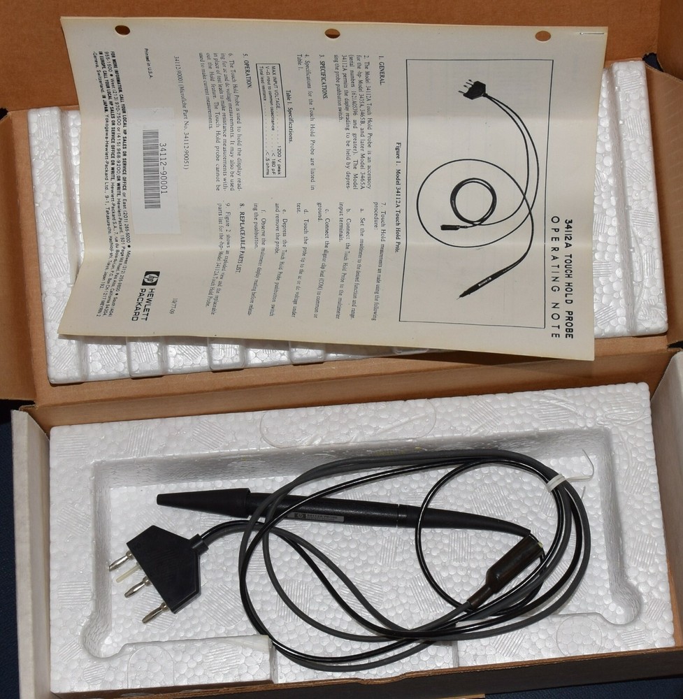 HP 34112A TOUCH HOLD POWER SENSOR PROBE