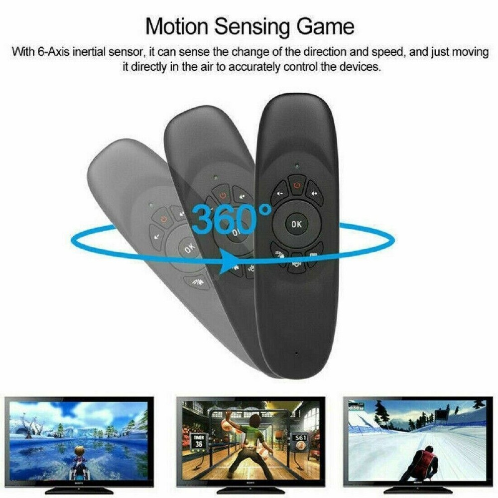 Voice Remote Google Control Air Mouse Bluetooth/USB for PC Android Smart TV Box