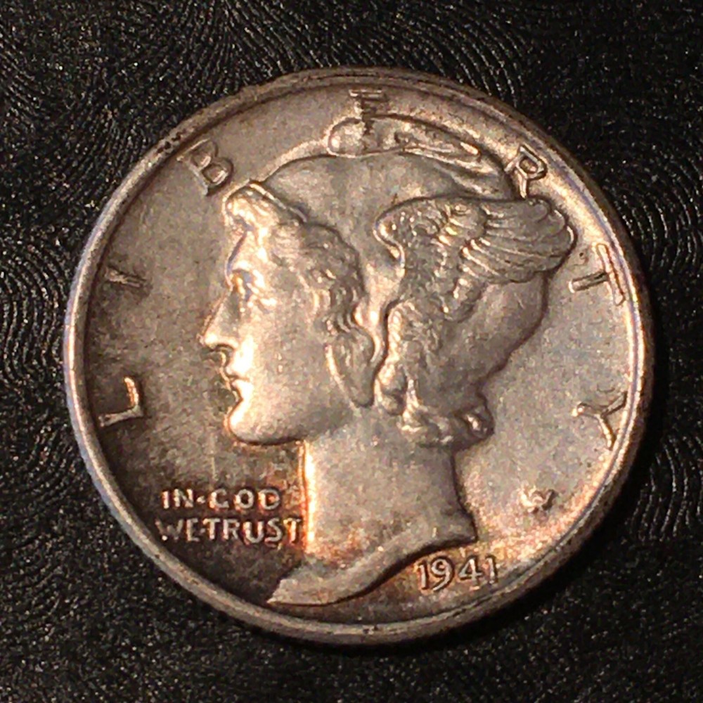 1941-S Silver Mercury Dime - High Quality Scans #M413