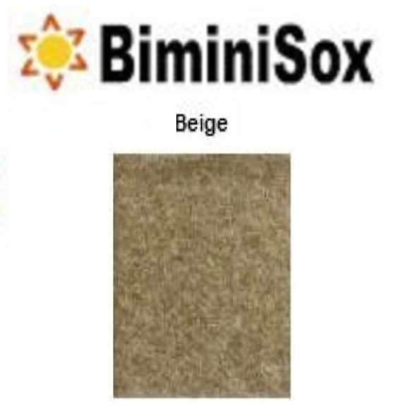 Bimini Sox XL-Beige-6"