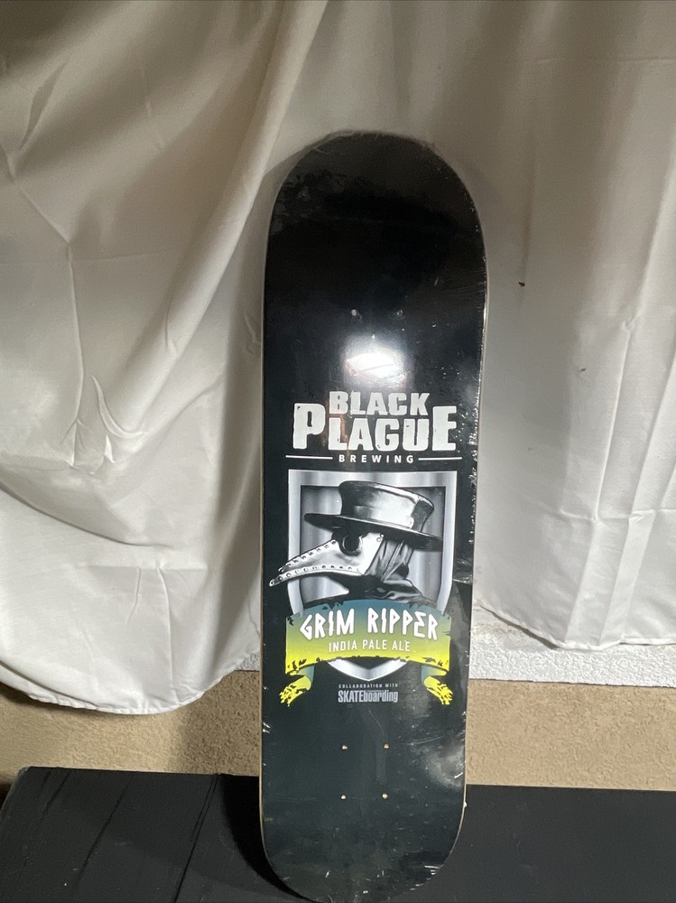black plague Skateboard Deck Transworld Collab New