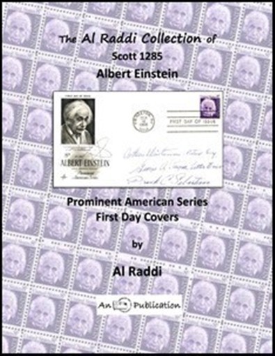 The Al Raddi Collection of Scott 1285 Albert Einstein FDCs 3 Hole Binder AFDCS