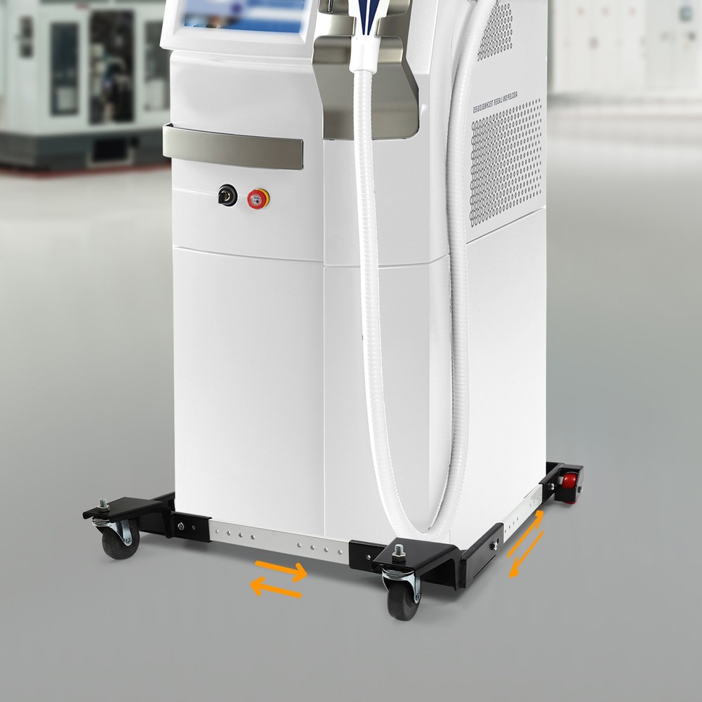 600lbs Adjustable Mobile Base Heavy Duty Rectangular Mobile Base w/ Wheels