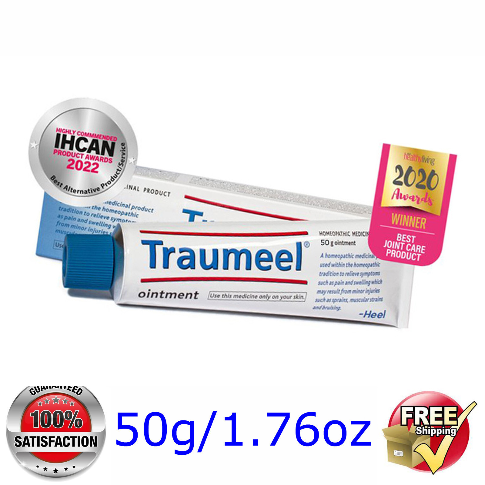 Traumeel s @ Original Anti-Inflammatory and Pain-Ointment-Cream 50g/1.76oz 3/26