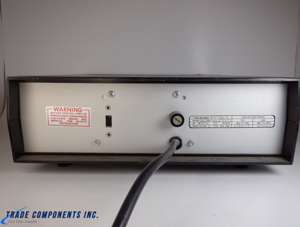 WAVETEK 4MHZ FUNCTION GENERATOR MODEL 182A