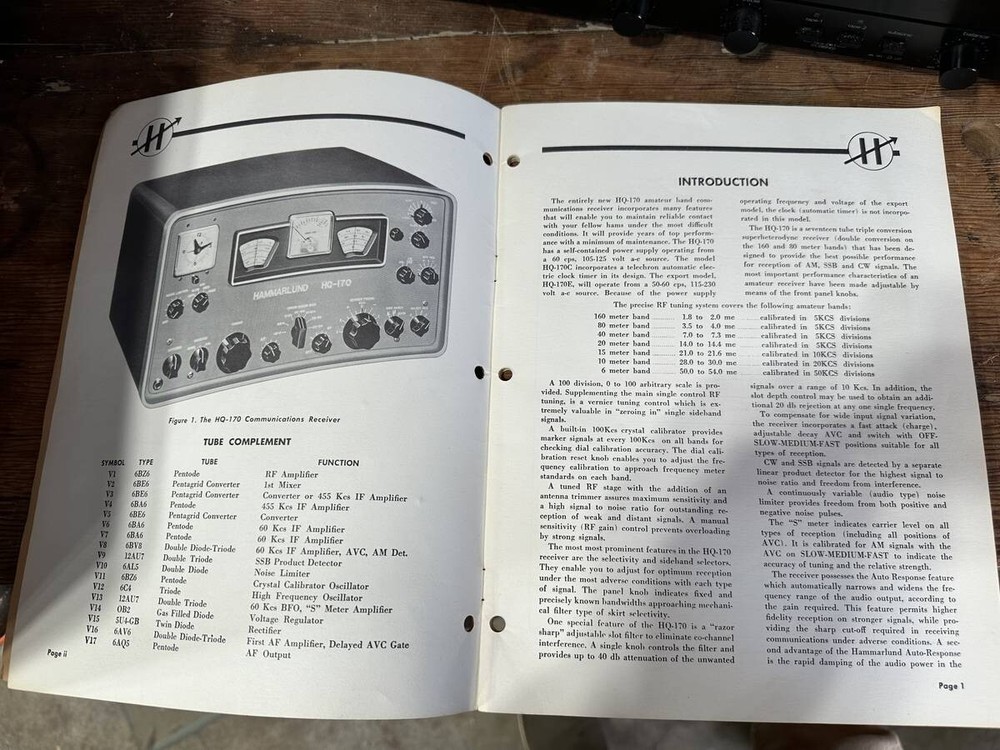 Hammerlund HQ-170 Ham Radio – Powers Up