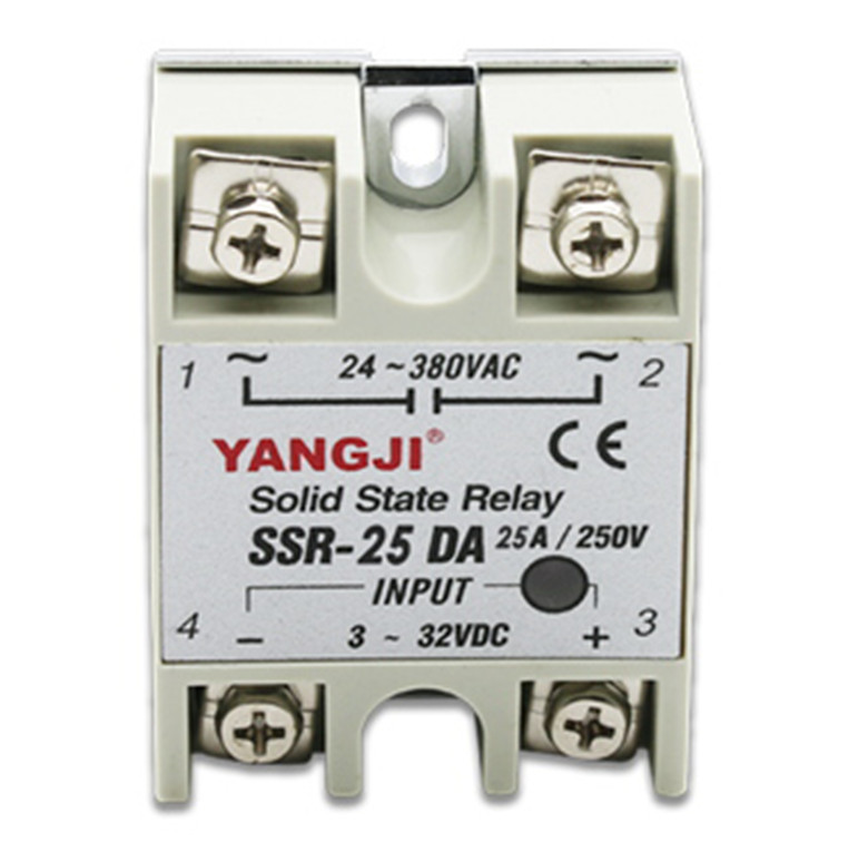 Single-phase DC controlled AC DC-AC solid state relay SSR-25DA