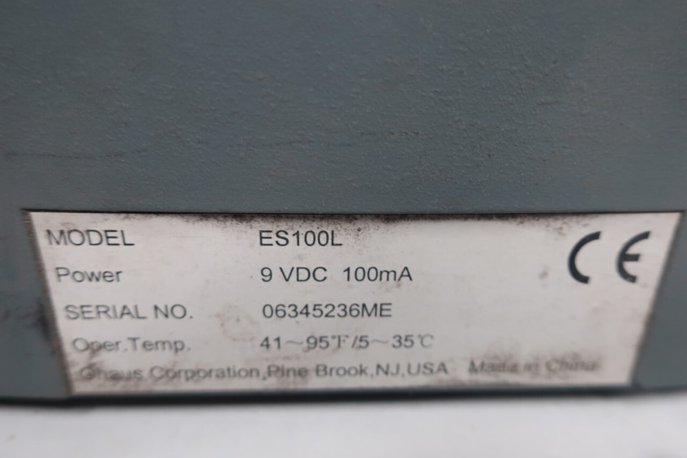 Ohaus ES100L Compact Bench Scale 9v-dc