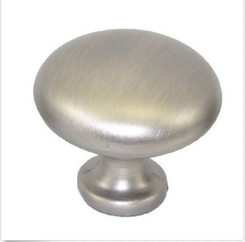 25 Pack of Brushed Satin Nickel Cabinet Hardware Round Mushroom Knobs