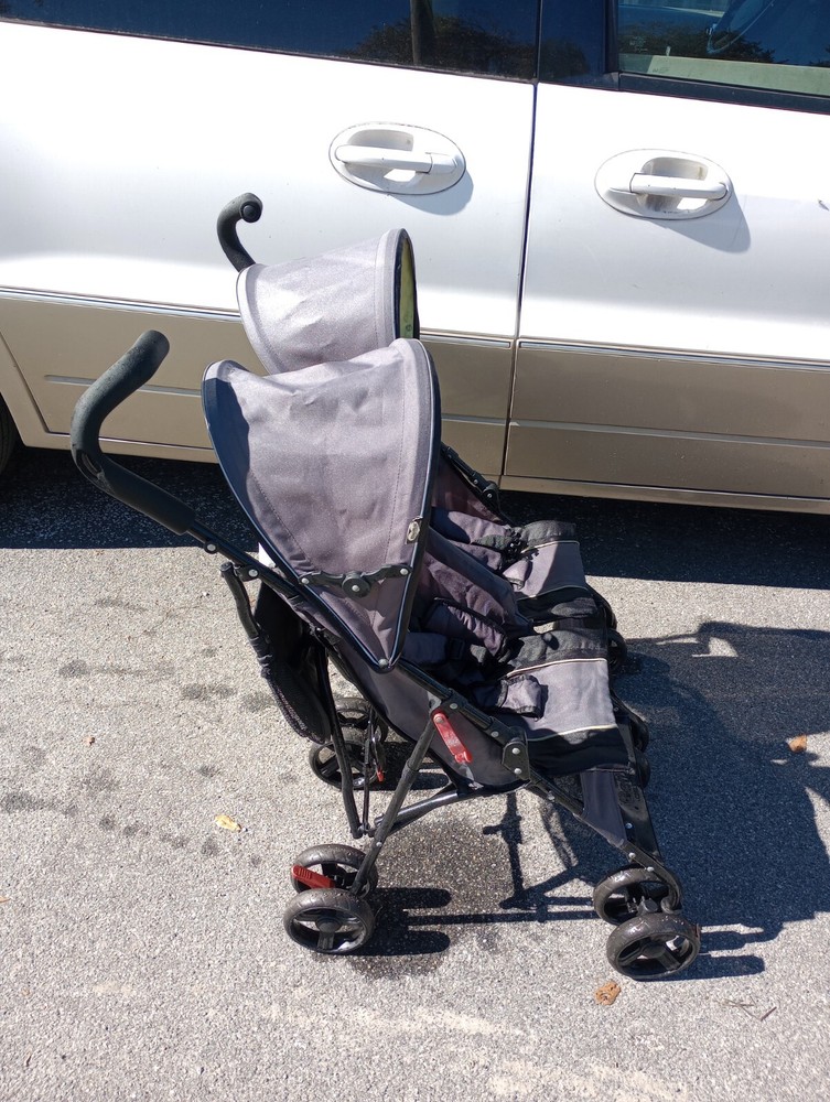 Delta double stroller rear single wheel. Size 5-1/4"