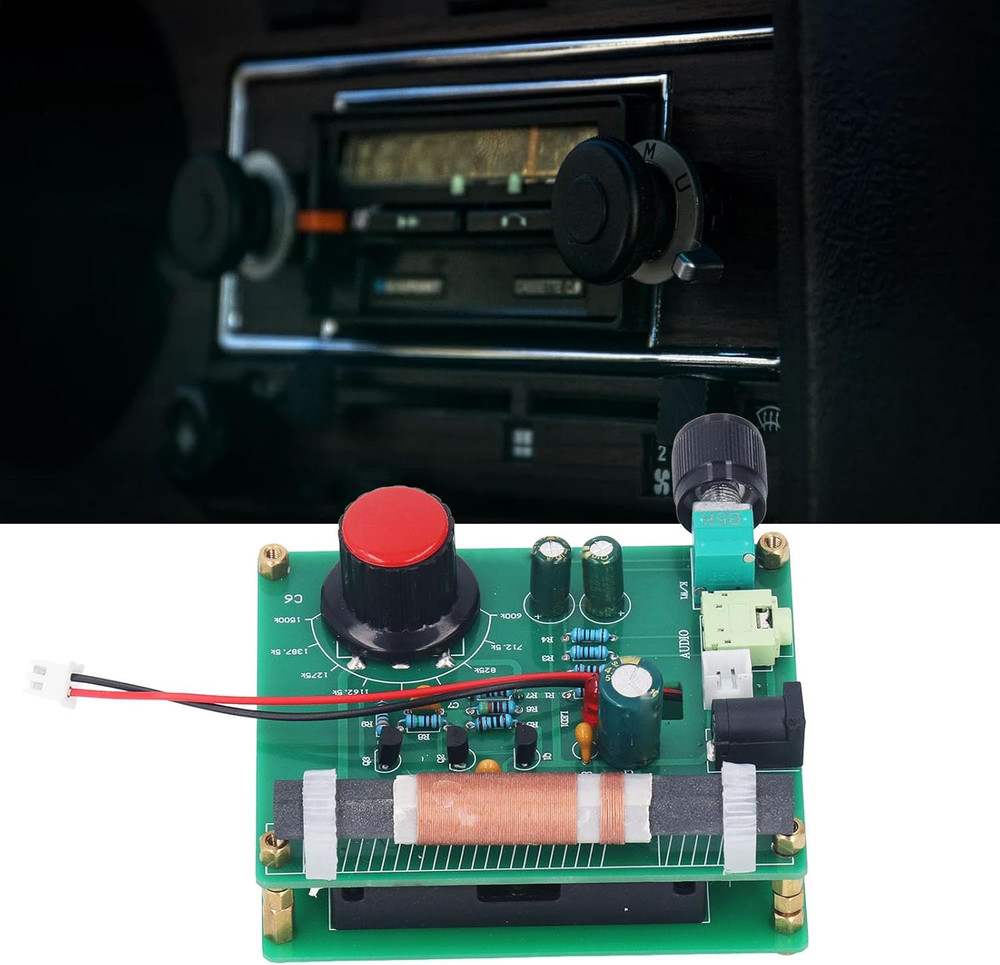 AM Transmitter 600Khz‑1500Khz Compact Portable with 3.5Mm Headphone Interface, V