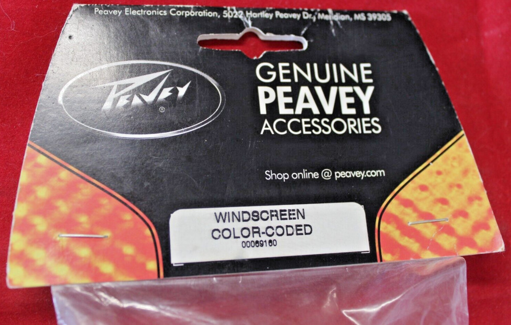 Peavey Color-Coded Windscreen 8-Pack