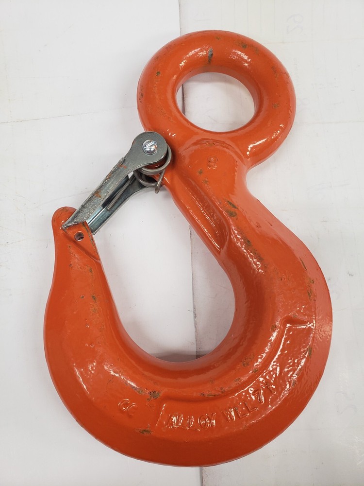 CM M7509A Rigging Hook w/ Safty Latch 22,500 WLL