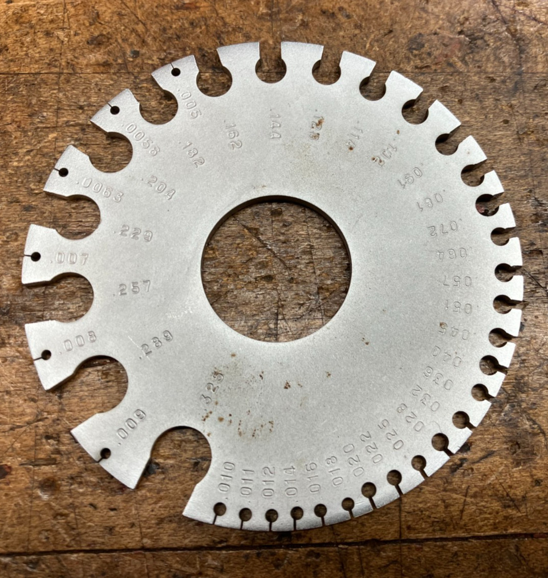 1972 Craftsman American Standard Wire Gauge 4023