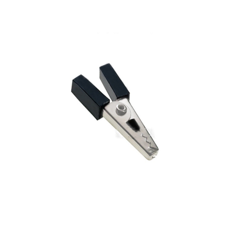 20 Pcs Nickel Plating Crocodile Clip Set Strong Spring For Electrical Testing