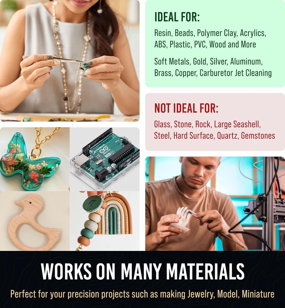 Micro Drill Bits Set with Pin Vise | Small Hand - Blue