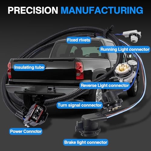 Left Driver and Right Passenger Side Tail Light Direct Wiring Left & Right