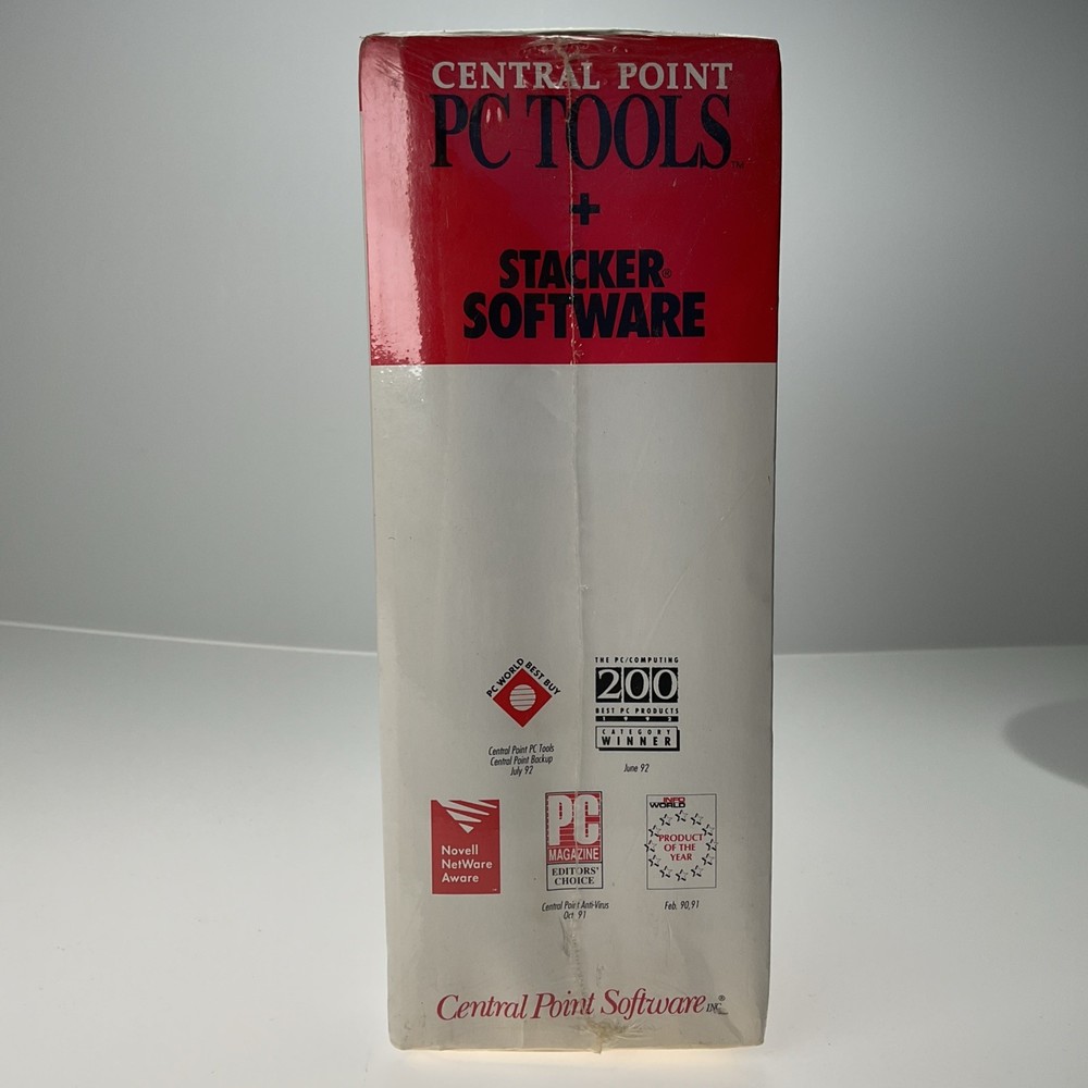 Central Point PC Tools Version 8 For DOS 104392001 Factory Sealed