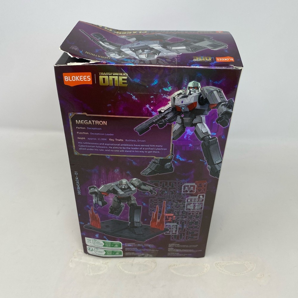 Blokees Transformers One Megatron Model Kit, Gray, 5-inch