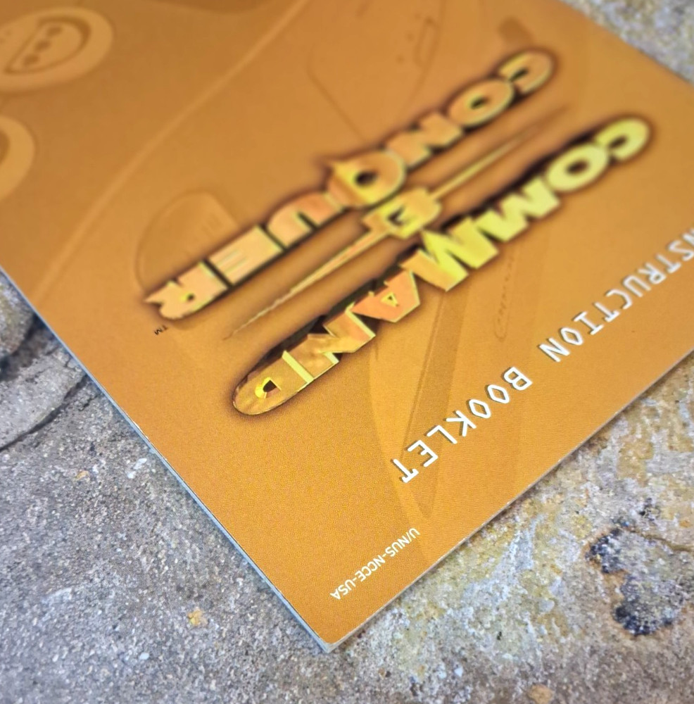 Command & Conquer Manual - Nintendo 64 **EXCELLENT**