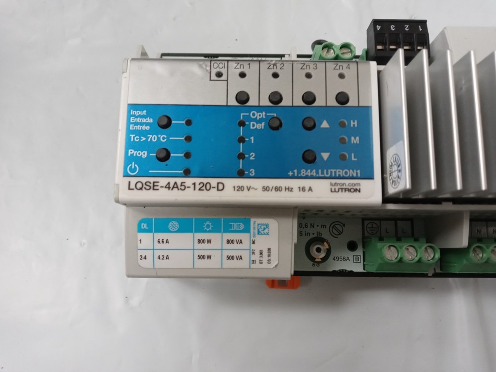 Lutron LQSE-4A5-120-D HomeWorks QS/QSX PRO LED+ Phase Adaptive Module PULL