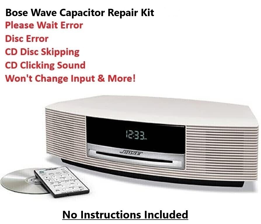 Bose Wave Music System AWRCC1 AWRCC2 AWRCCH Capacitor Repair Kit CD Player Caps