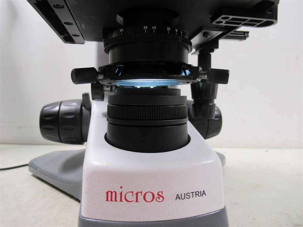 Micros Austria MCX100LED Daffodil Microscope Binocular 3 Objectives & Eyepieces