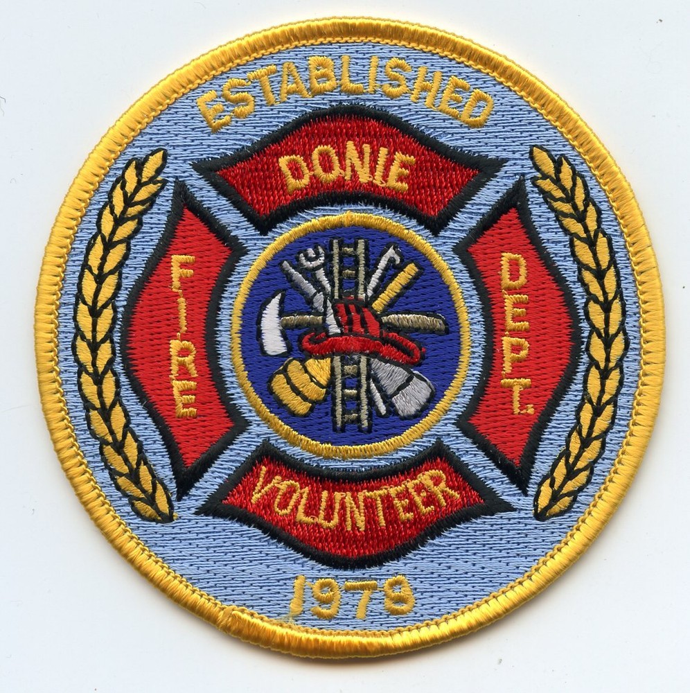 DONIE TEXAS TX VOLUNTEER FIRE PATCH