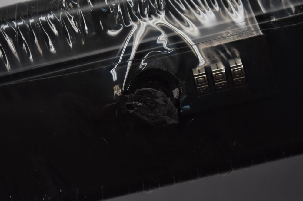 Locking Box Storage Container Black 3 Digit Combination Security Deposit