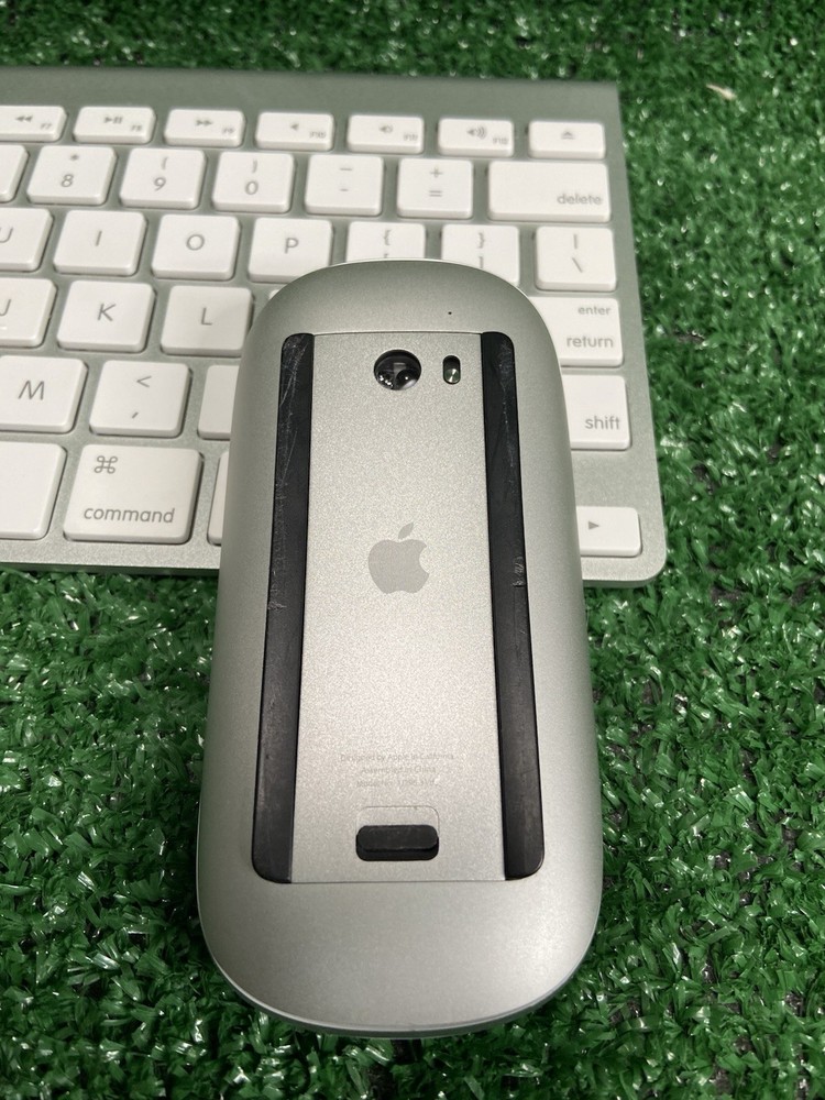 Apple A1314 Keyboard & A1296 Mouse Set, Wireless Bluetooth, Working, Set 1