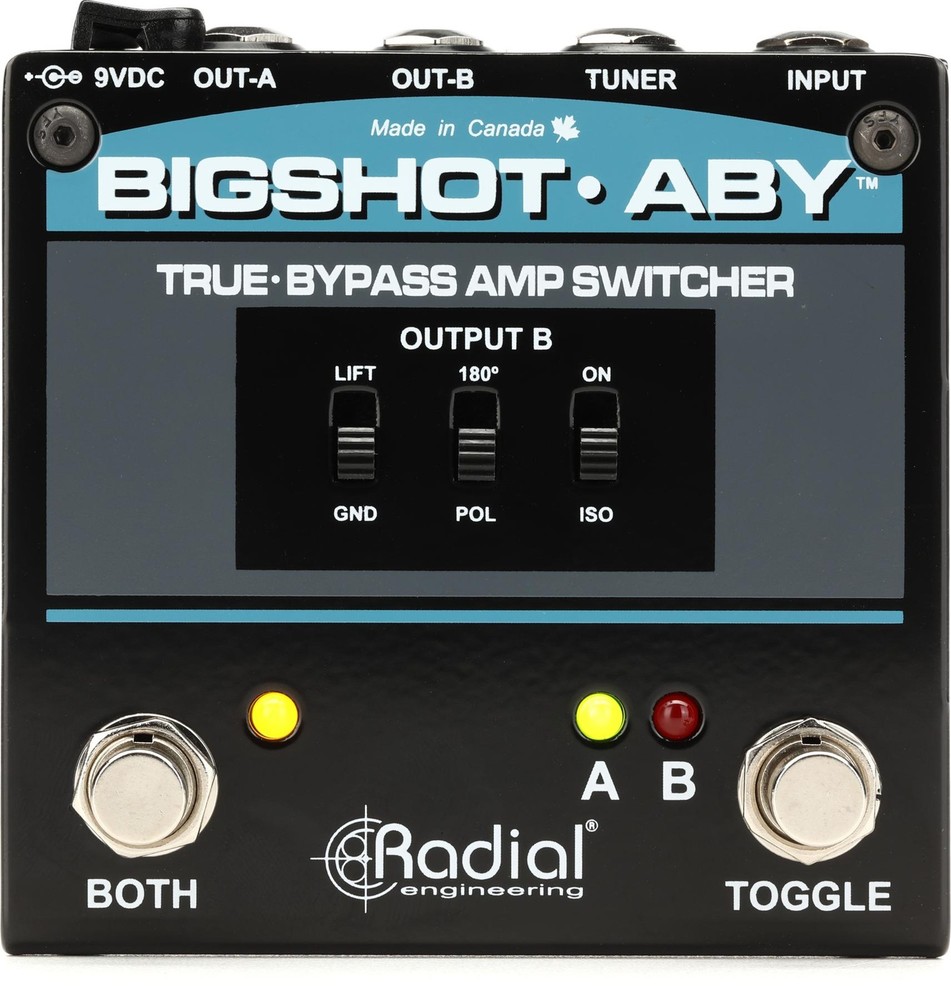 Radial BigShot ABY True-bypass Switch Pedal (3-pack) Bundle