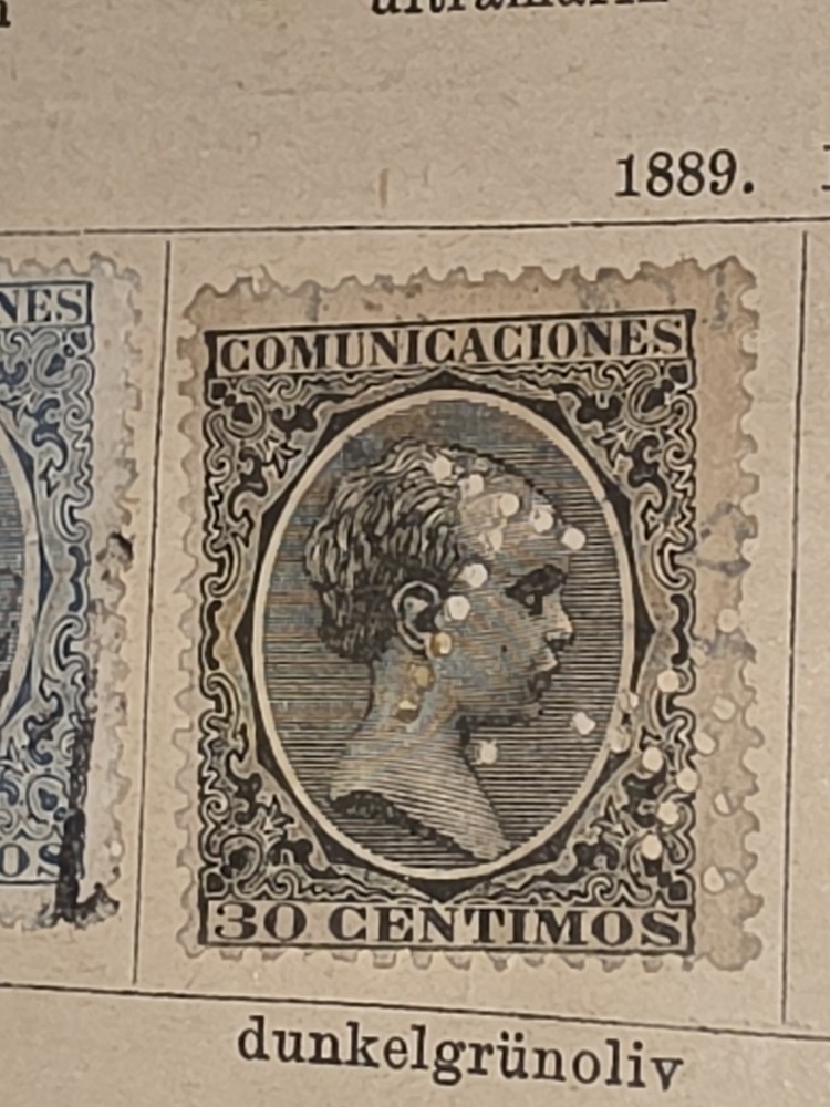 Foreign Spanien 30c Stamp Used - #I228